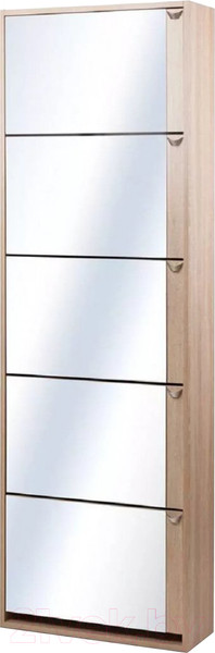 Изображение товара Тумба для обуви Vental Комфорт К-5S (зеркало/дуб сонома)