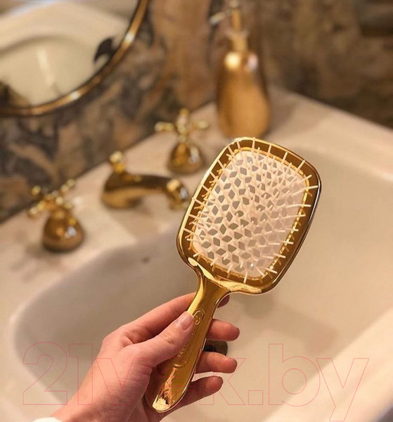 Изображение товара Расческа-массажер Janeke Superbrush AUSP230 BIA (золото/белый)