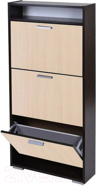 Изображение товара Тумба для обуви Vental Комфорт УК-3 (венге/беленый дуб)