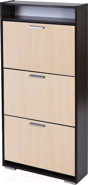 Изображение товара Тумба для обуви Vental Комфорт УК-3 (венге/беленый дуб)