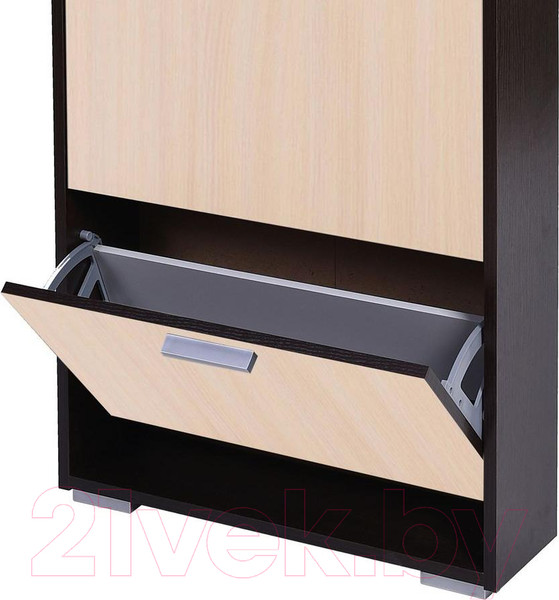 Изображение товара Тумба для обуви Vental Комфорт УК-5 (венге/беленый дуб)