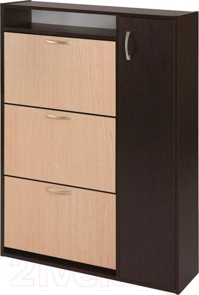 Изображение товара Тумба в прихожую Vental Комфорт ШК-3 (венге/беленый дуб)