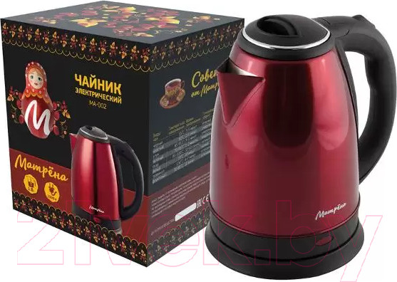 Изображение товара Электрочайник Матрена МА-002 / 005409 (красный)