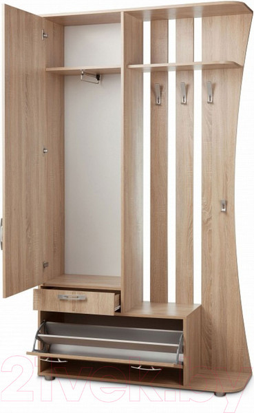 Изображение товара Секция в прихожую Vental Классик (дуб сонома)