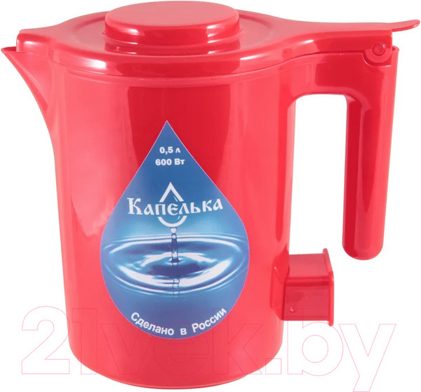 Изображение товара Электрочайник КАПЕЛЬКА 003909 (красный)