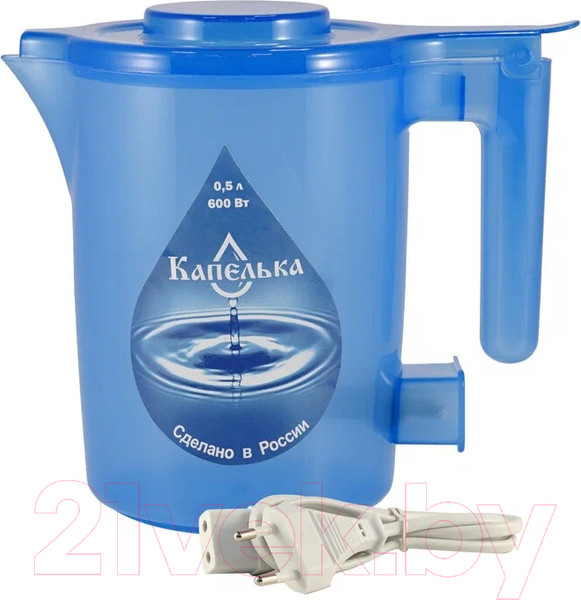 Изображение товара Электрочайник КАПЕЛЬКА 004668 (синий)