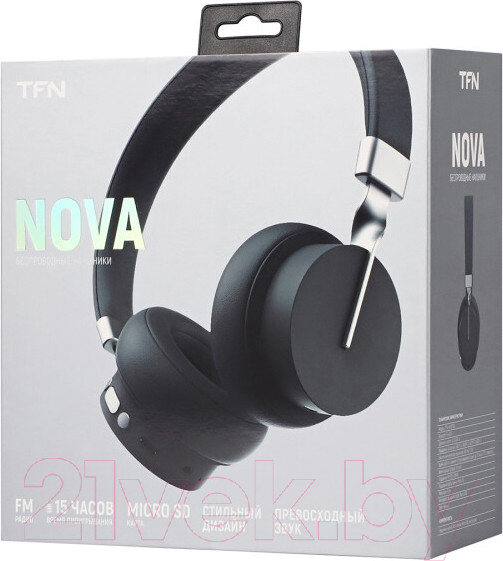 Изображение товара Беспроводные наушники TFN Nova / TFN-HS-BT500BK (черный)