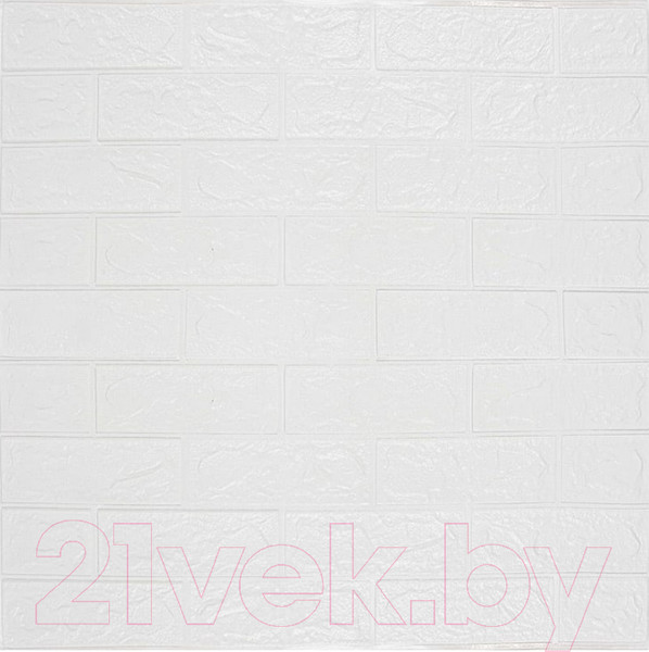 Изображение товара Панель ПВХ Рыжий кот Кирпичики / 104415 (белый)