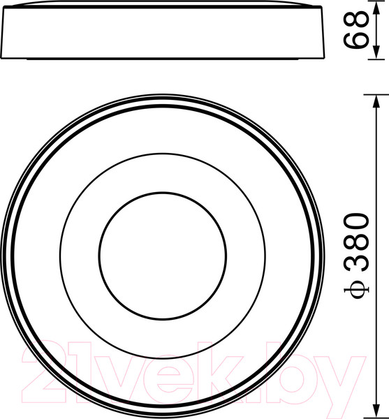 Изображение товара Потолочный светильник Mantra Coin 7567
