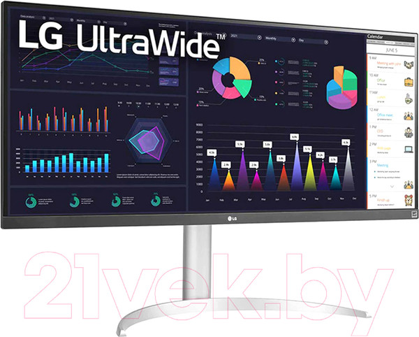 Изображение товара Монитор LG 34WQ650-W (белый)