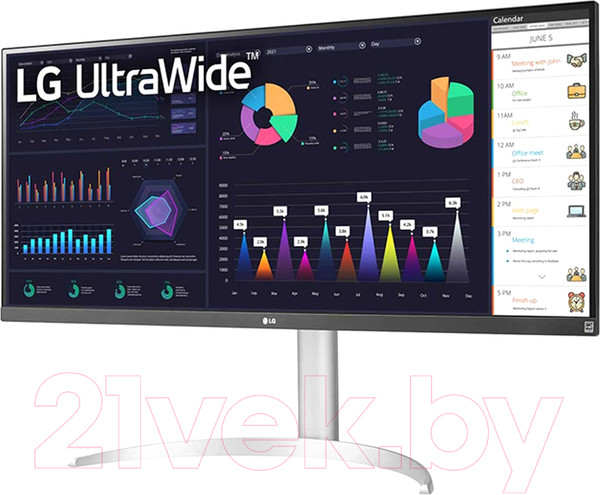 Изображение товара Монитор LG 34WQ650-W (белый)