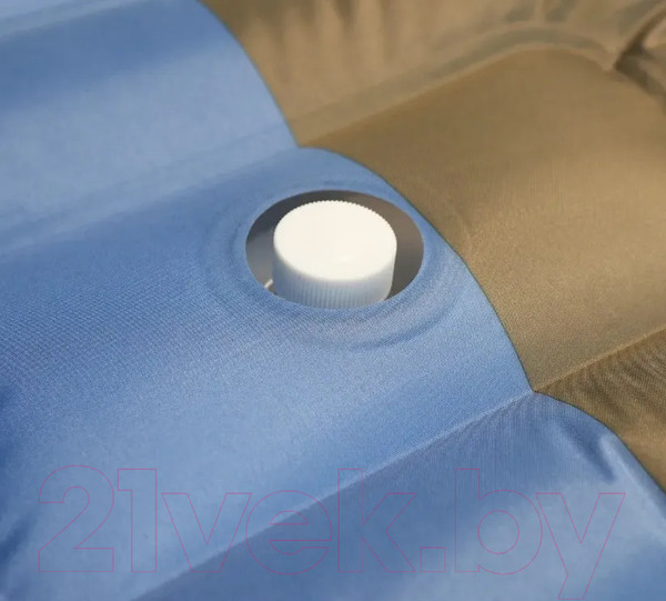 Изображение товара Надувной матрас Следопыт Кемпинговый PF-KS-12 (голубой/серый)