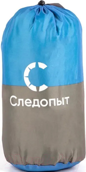 Изображение товара Надувной матрас Следопыт Кемпинговый PF-KS-12 (голубой/серый)