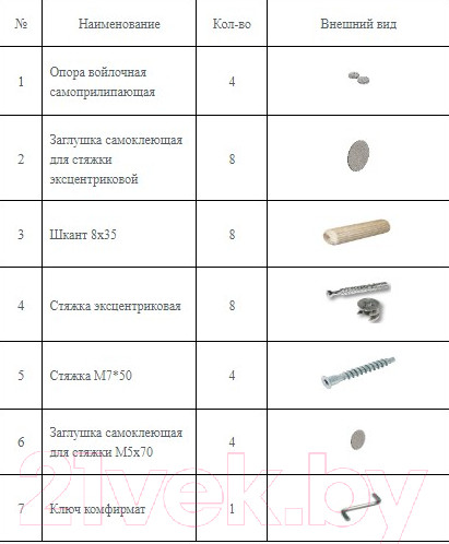 Изображение товара Приставной столик Артём-Мебель СН 123.03 (винтерберг)