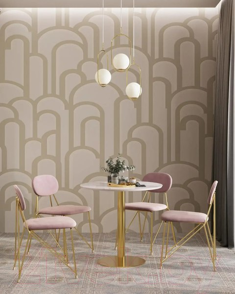 Изображение товара Обеденный стол Stool Group Толедо D80 / YMDT-2101 Marble (мрамор)