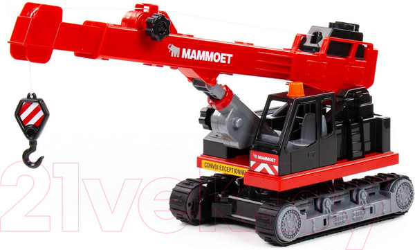 Изображение товара Кран игрушечный Полесье Mammoet Гусеничный кран / 95442