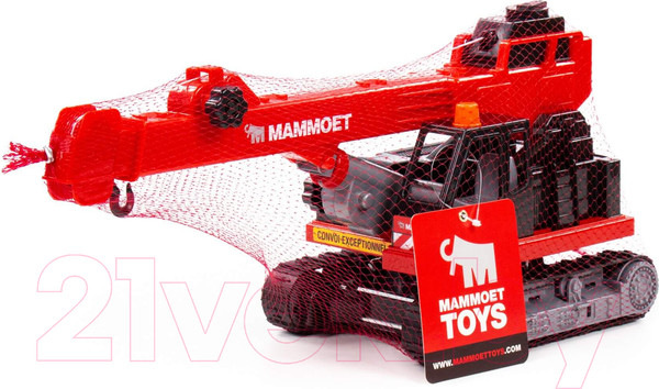 Изображение товара Кран игрушечный Полесье Mammoet Гусеничный кран / 95442