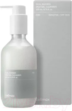 Изображение товара Гель для умывания Celimax Dual Barrier Mild Gel Cleanser Мягкий с африканским миротамнусом (200мл)