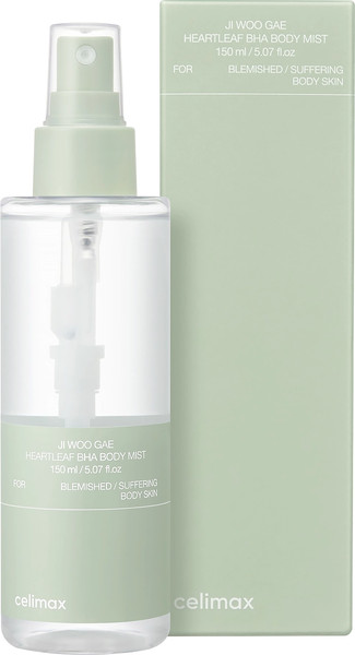 Изображение товара Спрей для тела Celimax Успокаивающий Jiwoojae Heartleaf BHA Body (150мл)