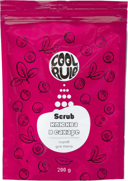 Изображение товара Скраб для тела Cool Rule Клюква в сахаре Сахарный (200г)