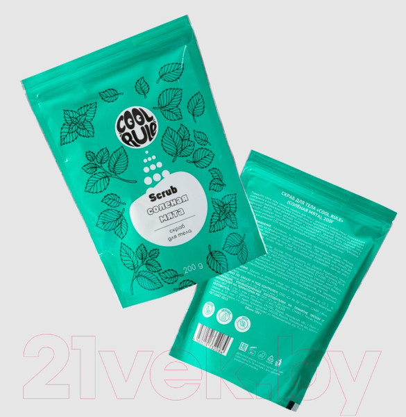 Изображение товара Скраб для тела Cool Rule Соленая Мята Сахарный (200г)