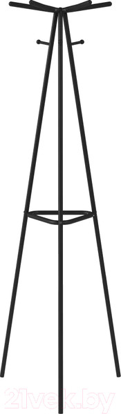 Изображение товара Вешалка для одежды Мебелик Галилео 217 (черный)