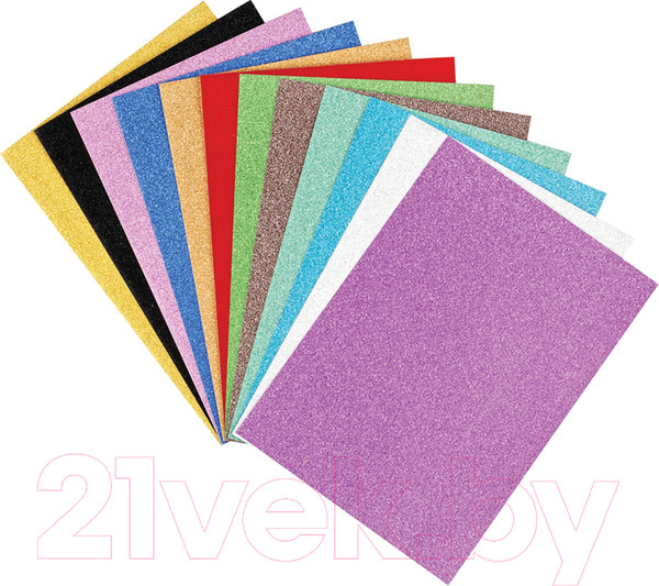 Изображение товара Набор цветной бумаги Мульти-пульти Енот в космосе / БЦб12А5_38724 (12цв)