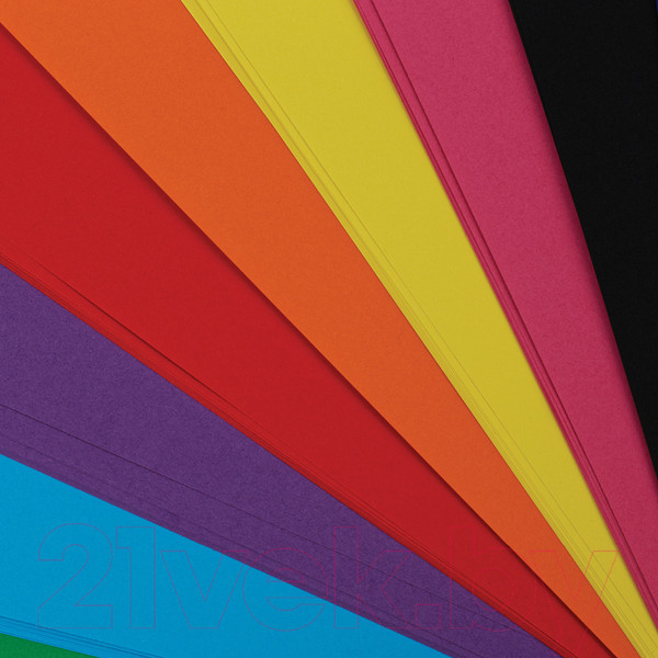 Изображение товара Набор цветной бумаги Мульти-пульти Приключения Енота / БЦт100А4_38726 (10цв)