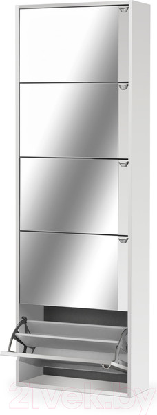 Изображение товара Тумба для обуви Vental Комфорт К-5S (зеркало/белый)