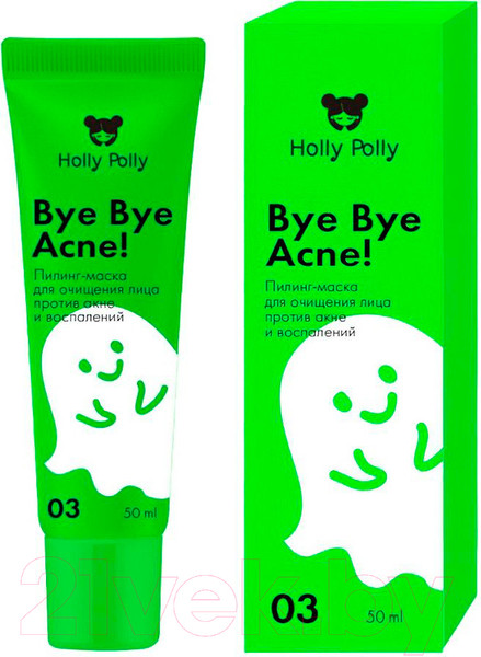 Изображение товара Маска для лица кремовая Holly Polly Bye Bye Acne Против акне для проблемной кожи лица (50мл)