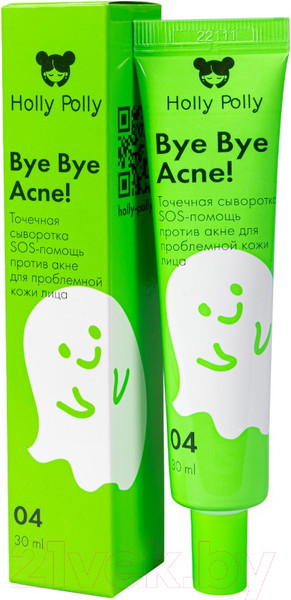 Изображение товара Сыворотка для лица Holly Polly Bye Bye Acne против акне для проблемной кожи лица (30мл)