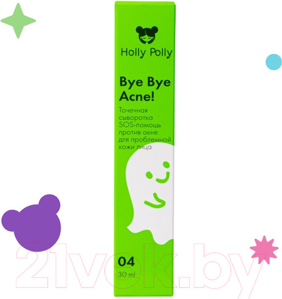 Изображение товара Сыворотка для лица Holly Polly Bye Bye Acne против акне для проблемной кожи лица (30мл)
