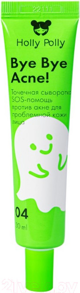 Изображение товара Сыворотка для лица Holly Polly Bye Bye Acne против акне для проблемной кожи лица (30мл)
