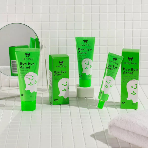 Изображение товара Крем для лица Holly Polly Bye Bye Acne Против акне для проблемной кожи лица (50мл)