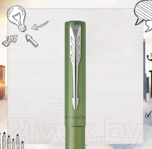 Изображение товара Ручка-роллер имиджевая Parker Vector XL Green / 2159777 (черный)