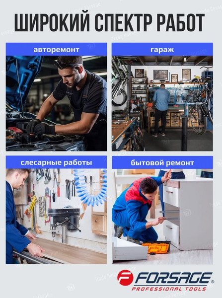 Изображение товара Гаечный ключ Forsage F-76650BL (25473)