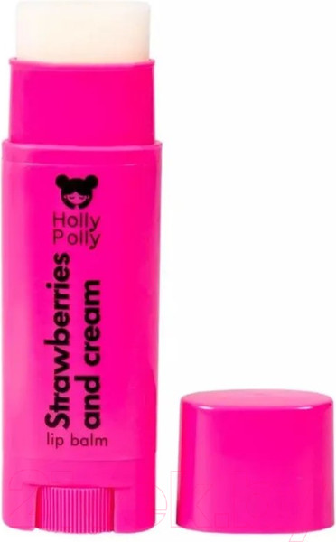 Изображение товара Бальзам для губ Holly Polly Crazy In Love Клубника со сливками (4.8г)