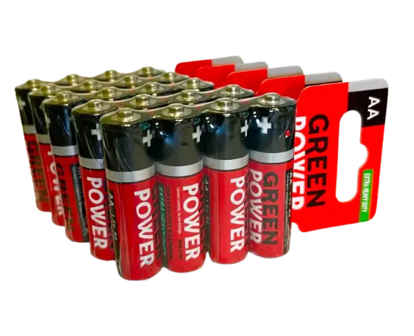 Изображение товара Комплект батареек Green Power Extra Heavy Duty AA/R6 Carbon (4шт)