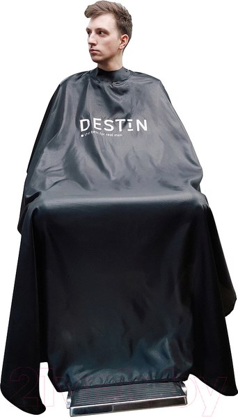 Изображение товара Накидка парикмахерская Destin Premium Barber Cape  (черный)