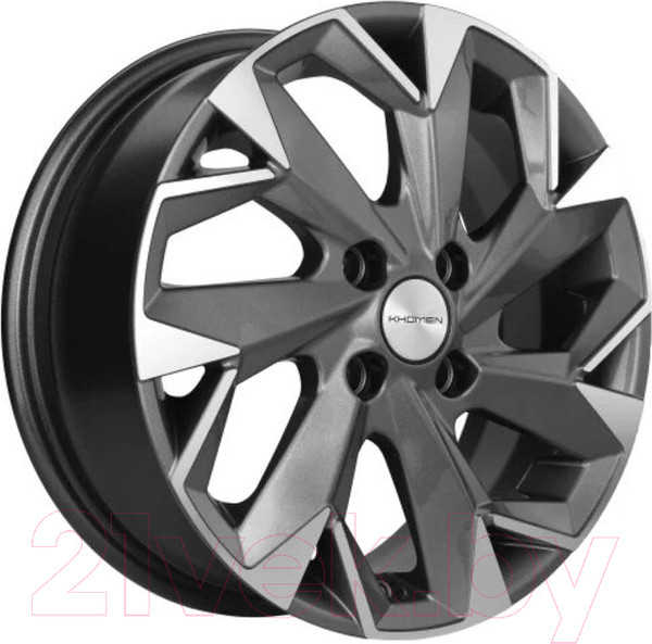 Изображение товара Литой диск Khomen KHW1402 Datsun On-DO/Granta 14x5.5" 4x98мм DIA 58.5мм ET 35мм (Gray FP)