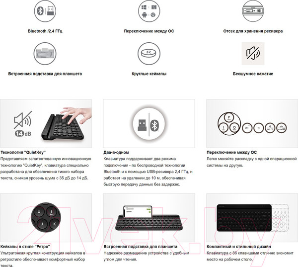 Изображение товара Клавиатура A4Tech Fstyler FBK30 (черный)