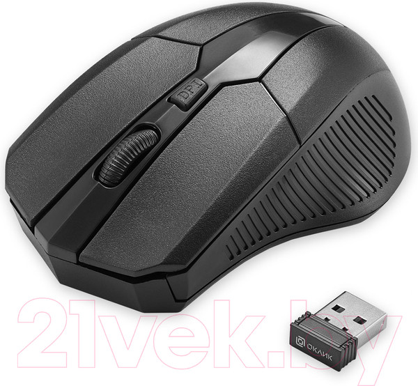 Изображение товара Комплект клавиатура и мышь Оклик 205MK (черный)