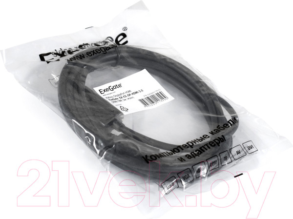Изображение товара Кабель ExeGate EX-CC-DP-HDMI-1.8 (1.8м)