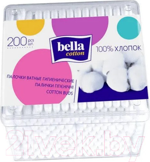 Изображение товара Ватные палочки Bella 200шт