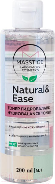 Изображение товара Тонер для лица Masstige Natural&Ease Гидробаланс (200мл)