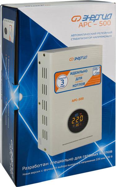 Изображение товара Стабилизатор напряжения Энергия АРС-500