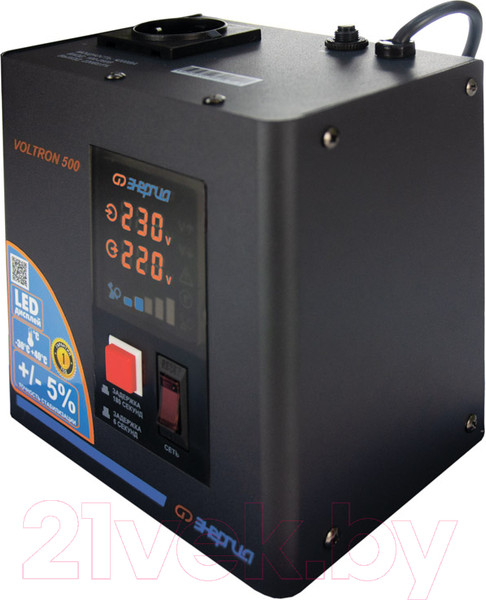 Изображение товара Стабилизатор напряжения Энергия Voltron 500