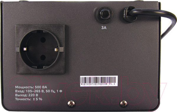 Изображение товара Стабилизатор напряжения Энергия Voltron 500