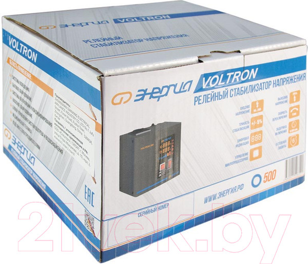 Изображение товара Стабилизатор напряжения Энергия Voltron 500
