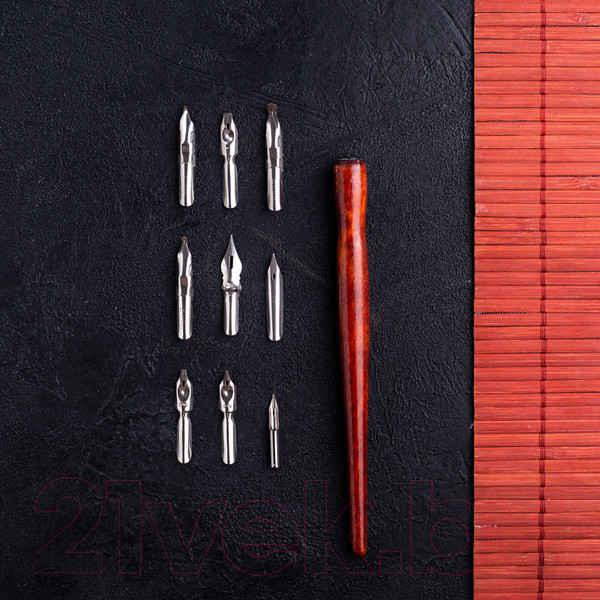 Изображение товара Набор перьев для каллиграфии Малевичъ 195110 (9шт)